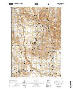 2020 Map of Buck Butte, 2020 Print