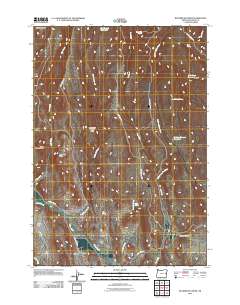 2011 Map of Buckbrush Creek, 2011 Print