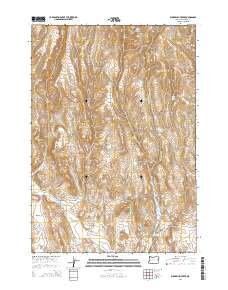 2014 Map of Buckbrush Creek, 2014 Print
