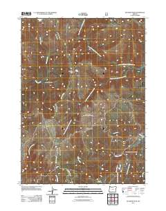 2011 Map of Buckskin Peak, 2011 Print