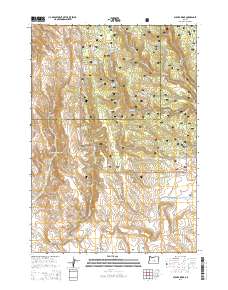 2014 Map of Bulger Ridge, 2014 Print