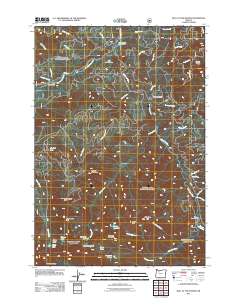 2011 Map of Bull of the Woods, 2011 Print