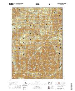 2020 Map of Bull of the Woods, 2020 Print