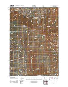 2011 Map of Bullrun Rock, 2011 Print