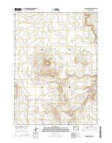 2014 Map of Burns Junction, 2014 Print