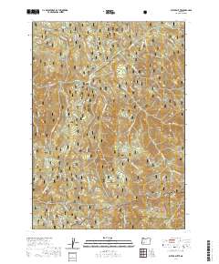 2020 Map of Butler Butte, 2020 Print