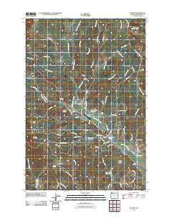 2011 Map of Buxton, 2011 Print