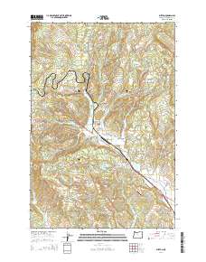 2014 Map of Buxton, 2014 Print
