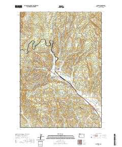 2020 Map of Buxton, 2020 Print
