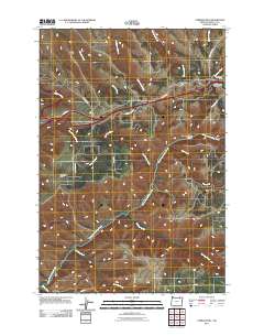2011 Map of Cabbage Hill, 2011 Print
