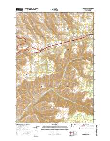 2014 Map of Cabbage Hill, 2014 Print