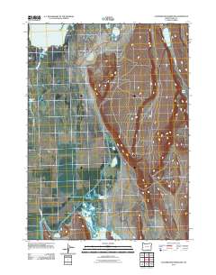 2011 Map of Calderwood Reservoir, 2011 Print