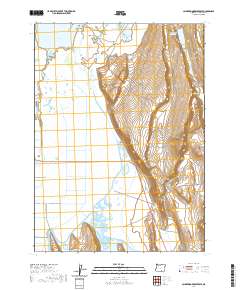 2020 Map of Calderwood Reservoir, 2020 Print