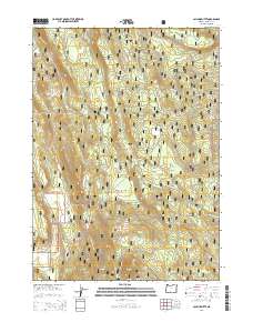 2014 Map of Calimus Butte, 2014 Print