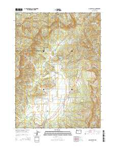 2014 Map of Camas Valley, 2014 Print