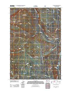 2011 Map of Candle Creek, 2011 Print