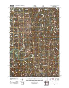2011 Map of Cannibal Mountain, 2011 Print