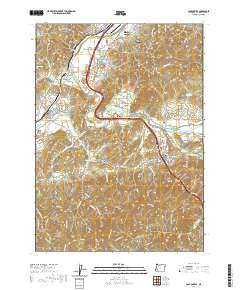 2020 Map of Canyonville, 2020 Print