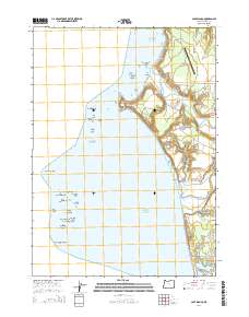 2014 Map of Cape Blanco, 2014 Print