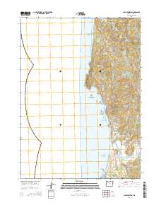 2014 Map of Cape Sebastian, 2014 Print