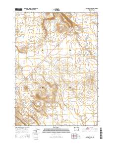 2014 Map of Capehart Lake, 2014 Print