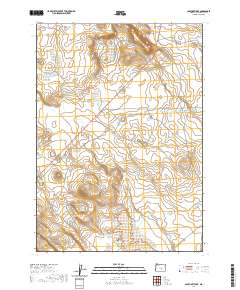 2020 Map of Capehart Lake, 2020 Print