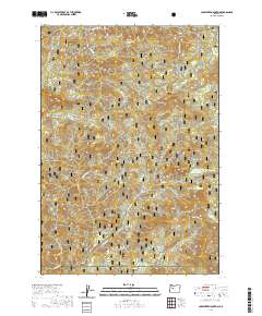 2020 Map of Carpenter Mountain, 2020 Print