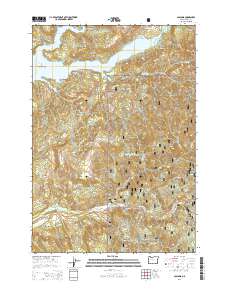 2014 Map of Cascadia, 2014 Print