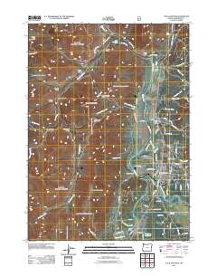 2011 Map of Cave Junction, 2011 Print