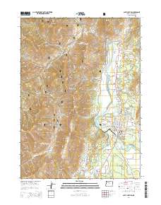 2014 Map of Cave Junction, 2014 Print