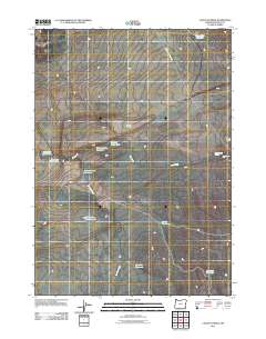 2011 Map of Caviatta Ridge, 2011 Print