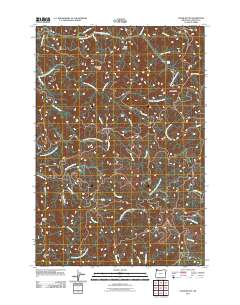 2011 Map of Cedar Butte, 2011 Print