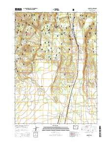 2014 Map of Chemult, 2014 Print