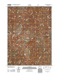 2011 Map of Chetco Peak, 2011 Print