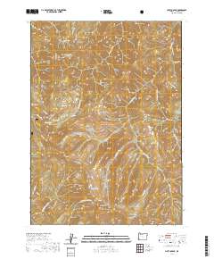2020 Map of Chetco Peak, 2020 Print