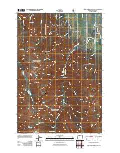2011 Map of Chief Joseph Mountain, 2011 Print