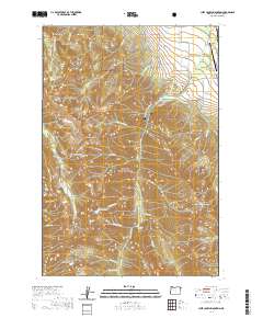 2020 Map of Chief Joseph Mountain, 2020 Print