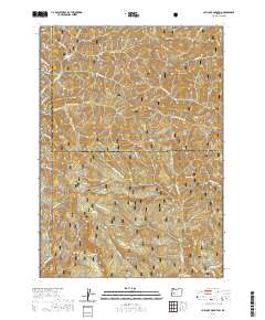2020 Map of Chilcoot Mountain, 2020 Print