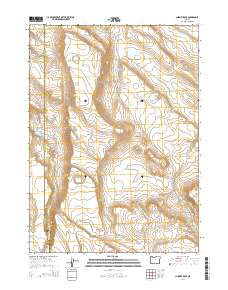 2014 Map of Chimney Rock, 2014 Print