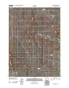 2011 Map of Chipmunk Basin, 2011 Print