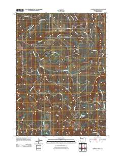 2011 Map of Chipmunk Ridge, 2011 Print