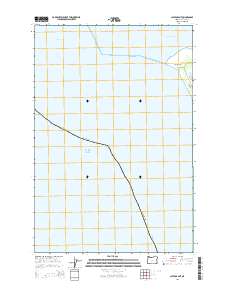 2014 Map of Clatsop Spit, 2014 Print