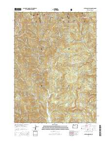 2014 Map of Cleveland Ridge, 2014 Print