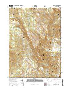2014 Map of Coffeepot Creek, 2014 Print