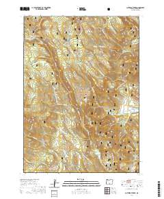 2020 Map of Coffeepot Creek, 2020 Print