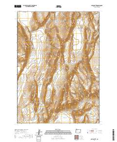2020 Map of Coffin Butte, 2020 Print