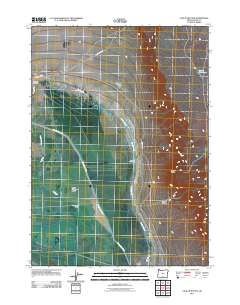 2011 Map of Coglan Buttes, 2011 Print