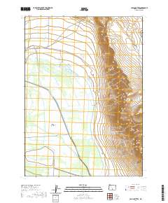 2020 Map of Coglan Buttes, 2020 Print