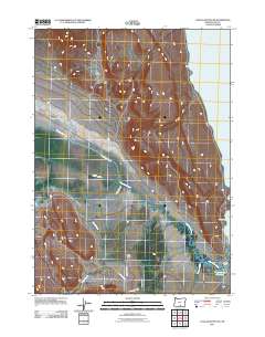 2011 Map of Coglan Buttes SE, 2011 Print