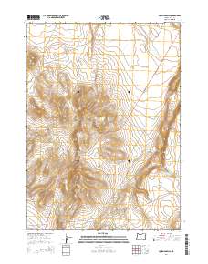 2014 Map of Coleman Hills, 2014 Print